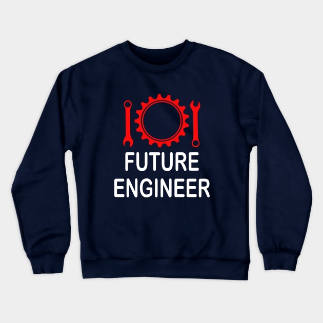 future engineer mechanical engineering school Crewneck Sweatshirt by PrisDesign99